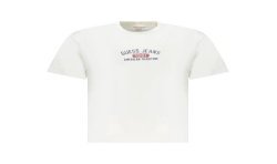 GUESS JEANS T-SHIRT MANICHE CORTE UOMO BIANCO