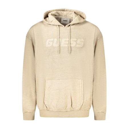 GUESS JEANS FELPA SENZA ZIP UOMO BEIGE