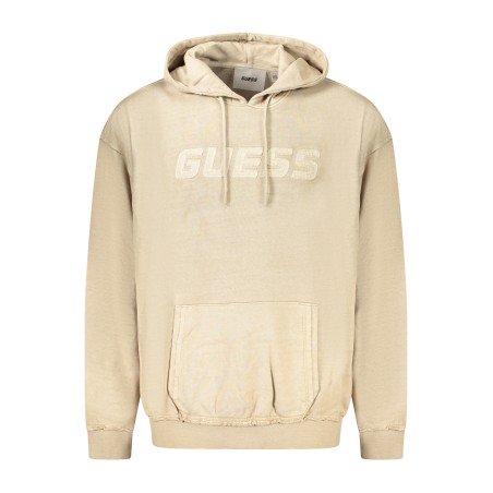 GUESS JEANS FELPA SENZA ZIP UOMO BEIGE