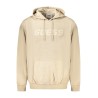 GUESS JEANS FELPA SENZA ZIP UOMO BEIGE