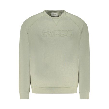 GUESS JEANS FELPA SENZA ZIP UOMO VERDE