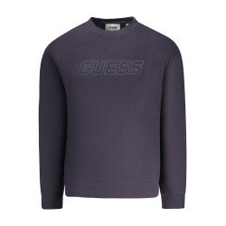 GUESS JEANS FELPA SENZA ZIP UOMO BLU