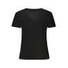 GUESS JEANS T-SHIRT MANICHE CORTE DONNA NERO