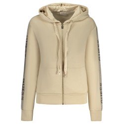 GUESS JEANS FELPA CON ZIP DONNA BEIGE