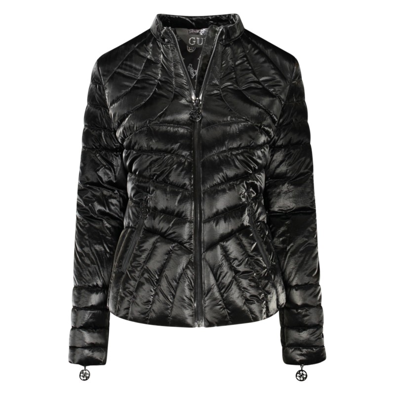 GUESS JEANS GIUBBOTTO DONNA NERO GUESS JEANS GIUBBOTTO DONNA NERO