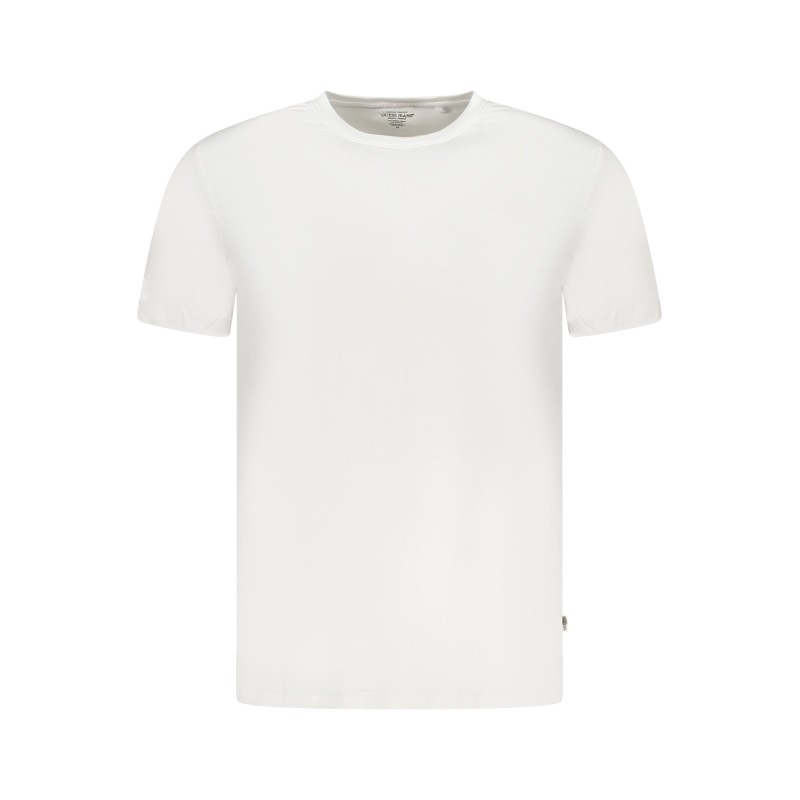GUESS JEANS T-SHIRT MANICHE CORTE UOMO BIANCO GUESS JEANS T-SHIRT MANICHE CORTE UOMO BIANCO