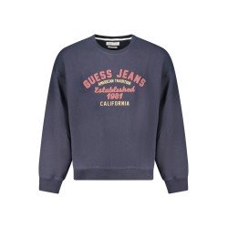 GUESS JEANS FELPA SENZA ZIP UOMO BLU