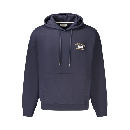 GUESS JEANS FELPA SENZA ZIP UOMO BLU