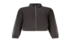 GUESS JEANS FELPA CON ZIP DONNA NERO