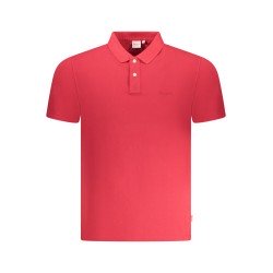 PEPE JEANS POLO MANICHE CORTE UOMO ROSSO