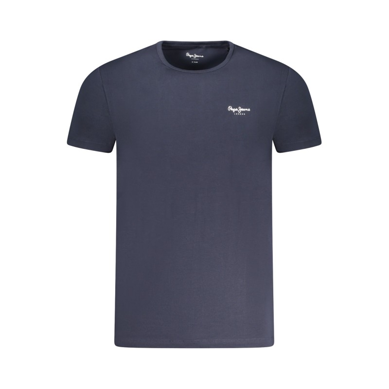 PEPE JEANS T-SHIRT MANICHE CORTE UOMO BLU PEPE JEANS T-SHIRT MANICHE CORTE UOMO BLU