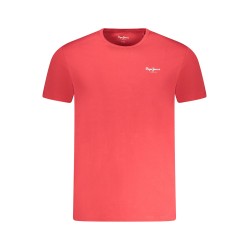 PEPE JEANS T-SHIRT MANICHE CORTE UOMO ROSSO