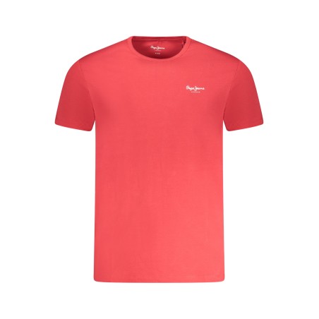 PEPE JEANS T-SHIRT MANICHE CORTE UOMO ROSSO