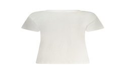 PEPE JEANS T-SHIRT MANICHE CORTE DONNA BIANCO