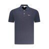 PEPE JEANS POLO MANICHE CORTE UOMO BLU