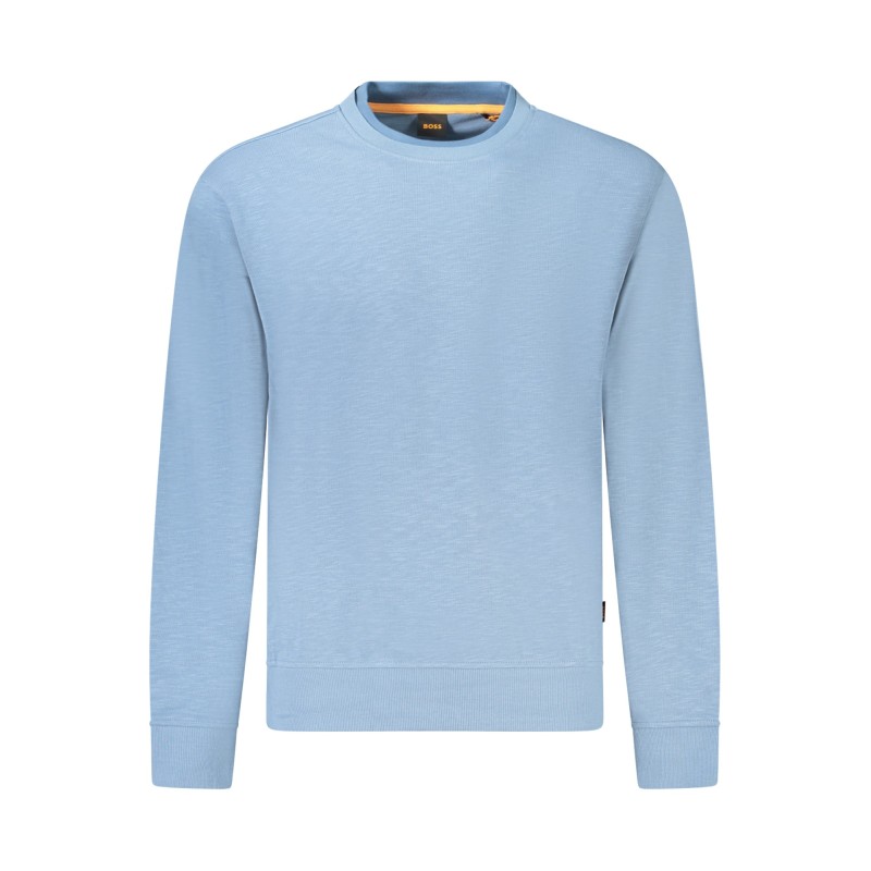 BOSS FELPA SENZA ZIP UOMO AZZURRO BOSS FELPA SENZA ZIP UOMO AZZURRO