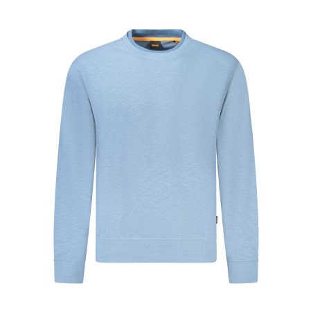 BOSS FELPA SENZA ZIP UOMO AZZURRO