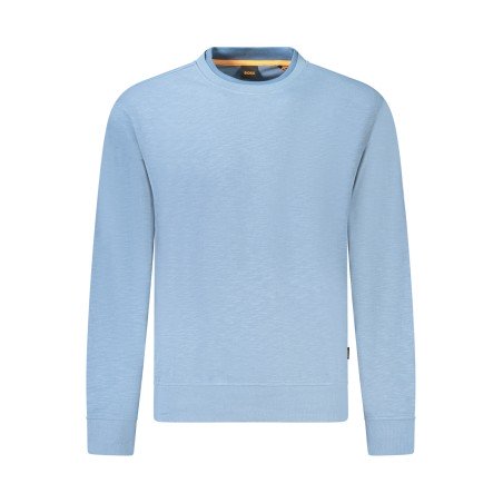 BOSS FELPA SENZA ZIP UOMO AZZURRO