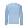 BOSS FELPA SENZA ZIP UOMO AZZURRO