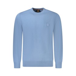 BOSS MAGLIA UOMO AZZURRO