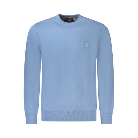 BOSS MAGLIA UOMO AZZURRO
