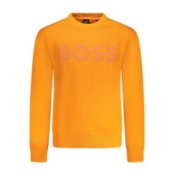 BOSS FELPA SENZA ZIP UOMO ARANCIO