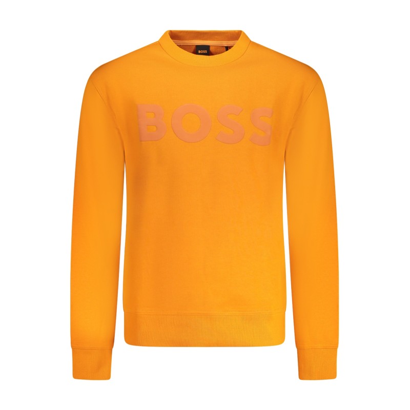 BOSS FELPA SENZA ZIP UOMO ARANCIO BOSS FELPA SENZA ZIP UOMO ARANCIO