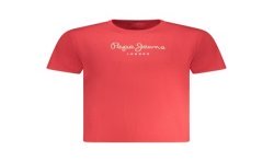 PEPE JEANS T-SHIRT MANICHE CORTE UOMO ROSSO