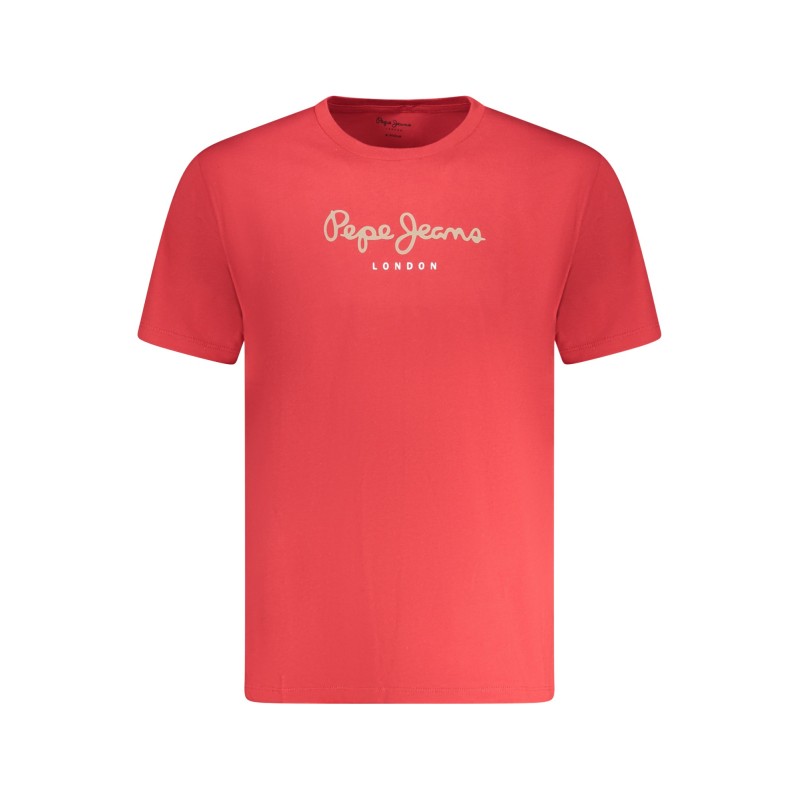 PEPE JEANS T-SHIRT MANICHE CORTE UOMO ROSSO PEPE JEANS T-SHIRT MANICHE CORTE UOMO ROSSO