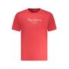 PEPE JEANS T-SHIRT MANICHE CORTE UOMO ROSSO