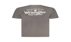 WRANGLER T-SHIRT MANICHE CORTE UOMO NERO