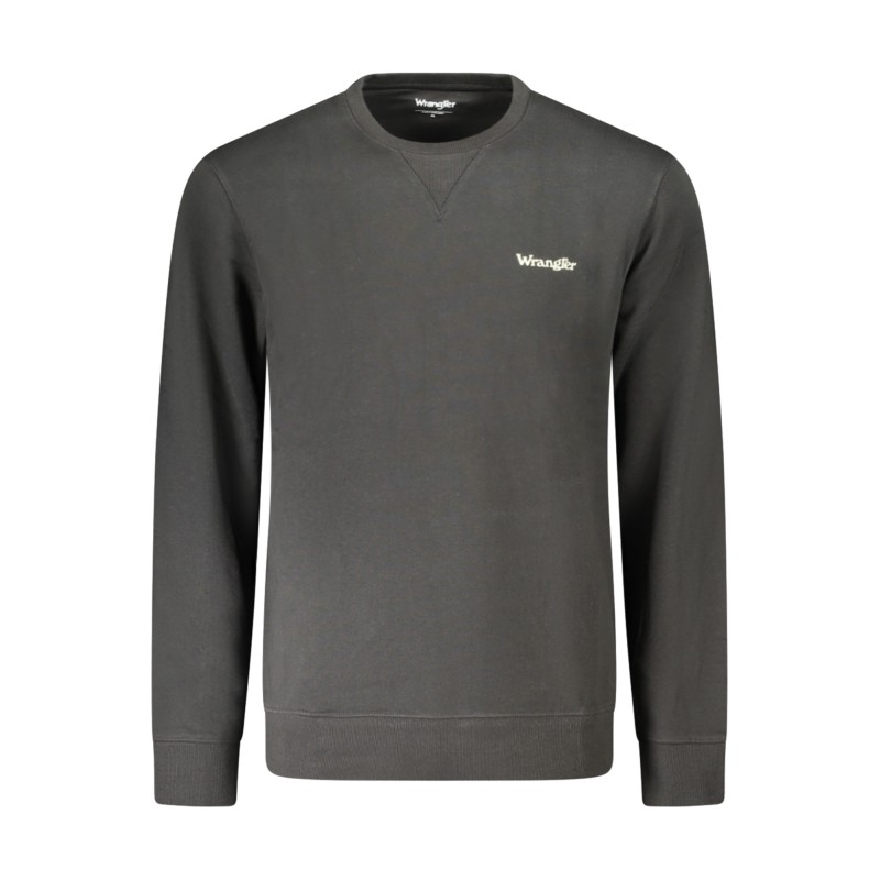 WRANGLER FELPA SENZA ZIP UOMO NERO WRANGLER FELPA SENZA ZIP UOMO NERO