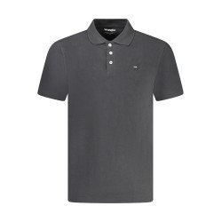 WRANGLER POLO MANICHE CORTE UOMO NERO