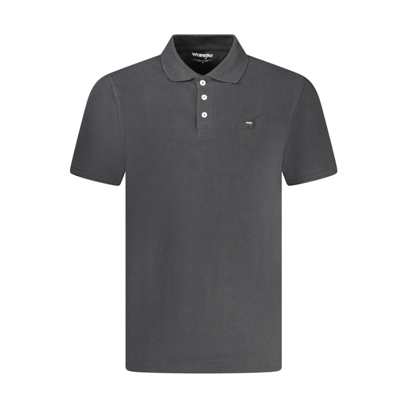 WRANGLER POLO MANICHE CORTE UOMO NERO WRANGLER POLO MANICHE CORTE UOMO NERO