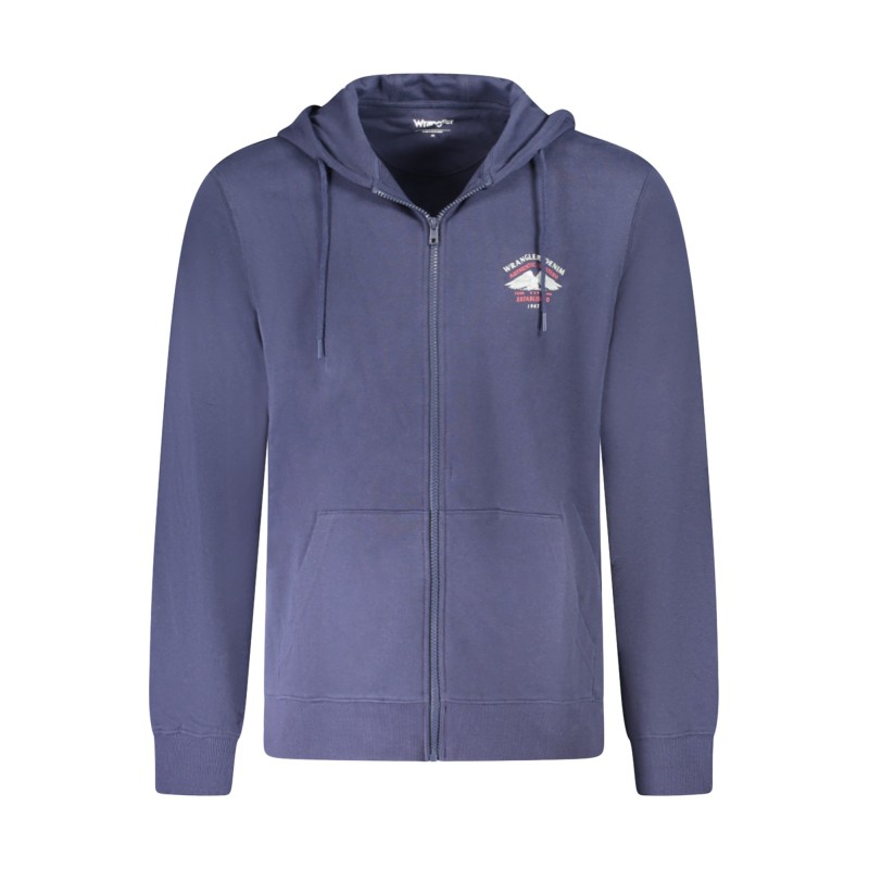 WRANGLER FELPA CON ZIP UOMO BLU