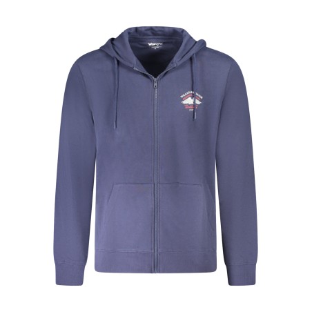WRANGLER FELPA CON ZIP UOMO BLU
