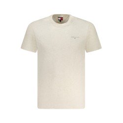 TOMMY HILFIGER T-SHIRT MANICHE CORTE UOMO BEIGE