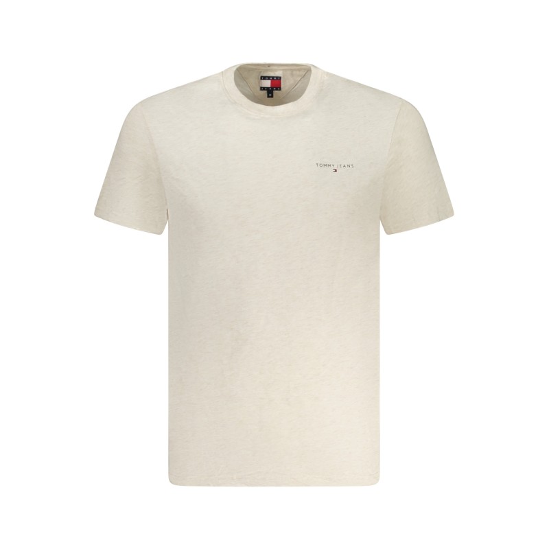 TOMMY HILFIGER T-SHIRT MANICHE CORTE UOMO BEIGE TOMMY HILFIGER T-SHIRT MANICHE CORTE UOMO BEIGE