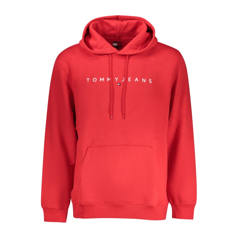 TOMMY HILFIGER FELPA SENZA ZIP UOMO ROSSO TOMMY HILFIGER FELPA SENZA ZIP UOMO ROSSO