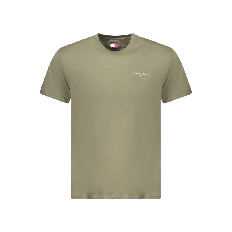 TOMMY HILFIGER T-SHIRT MANICHE CORTE UOMO VERDE TOMMY HILFIGER T-SHIRT MANICHE CORTE UOMO VERDE
