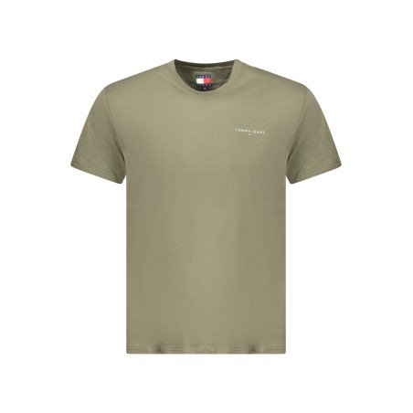 TOMMY HILFIGER T-SHIRT MANICHE CORTE UOMO VERDE