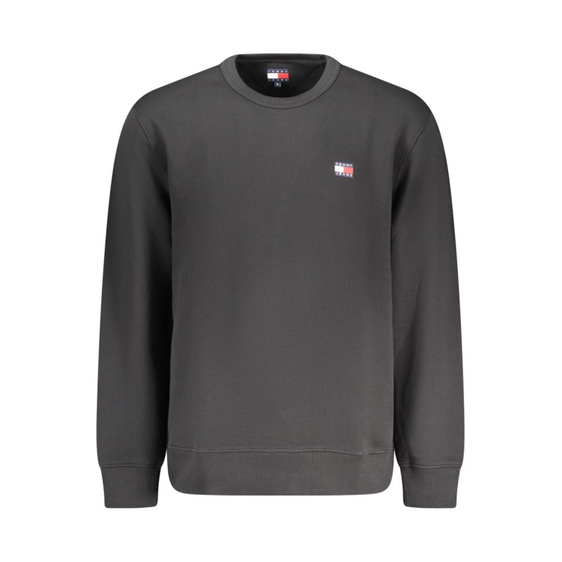 TOMMY HILFIGER FELPA SENZA ZIP UOMO NERO TOMMY HILFIGER FELPA SENZA ZIP UOMO NERO