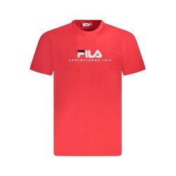 FILA T-SHIRT MANICHE CORTE UOMO ROSSO