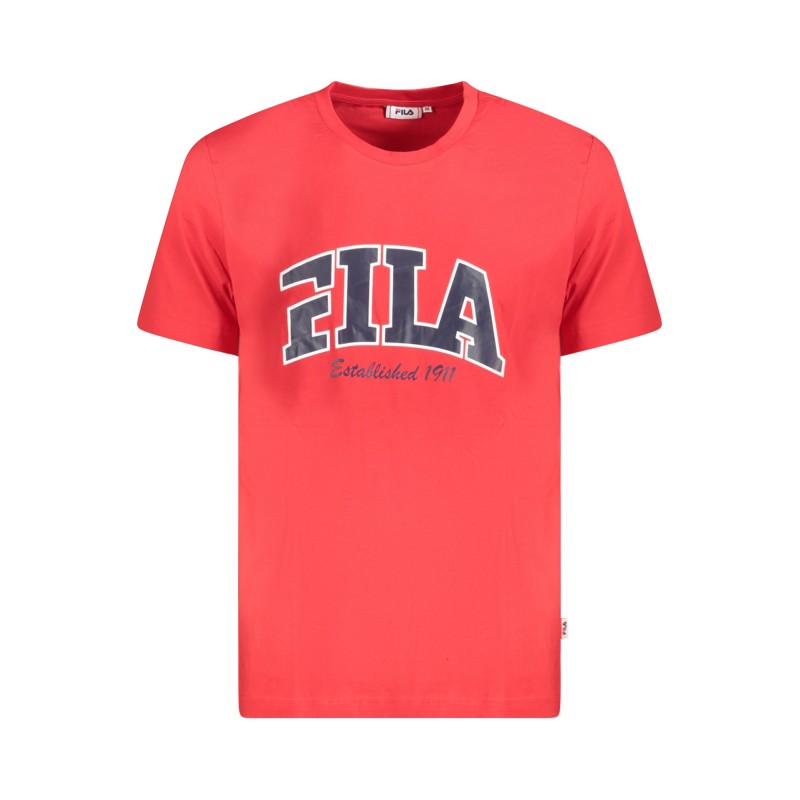 FILA T-SHIRT MANICHE CORTE UOMO ROSSO FILA T-SHIRT MANICHE CORTE UOMO ROSSO