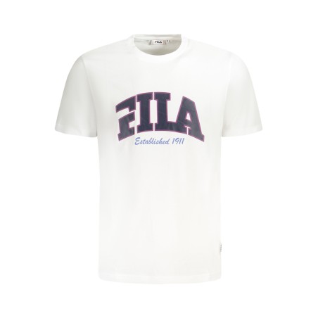 FILA T-SHIRT MANICHE CORTE UOMO BIANCO