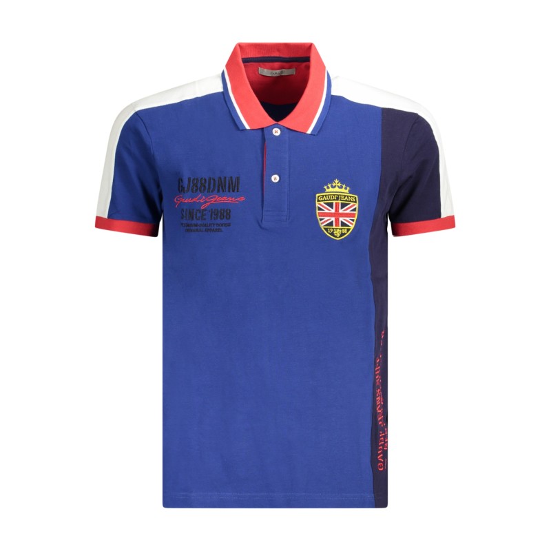 GAUDI JEANS POLO MANICHE CORTE UOMO BLU GAUDI JEANS POLO MANICHE CORTE UOMO BLU
