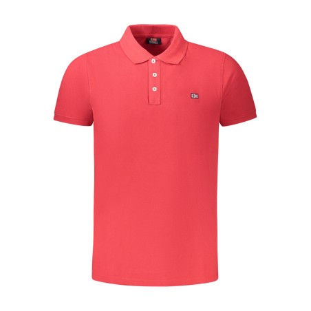 NORWAY 1963 POLO MANICHE CORTE UOMO ROSSO