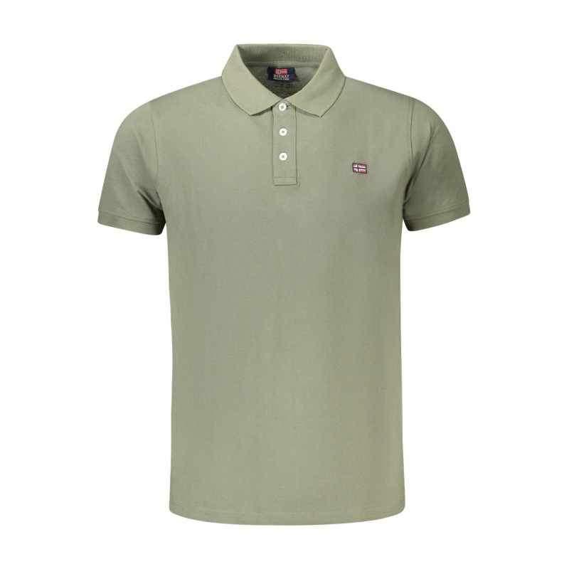 NORWAY 1963 POLO MANICHE CORTE UOMO VERDE NORWAY 1963 POLO MANICHE CORTE UOMO VERDE