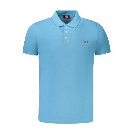 NORWAY 1963 POLO MANICHE CORTE UOMO AZZURRO