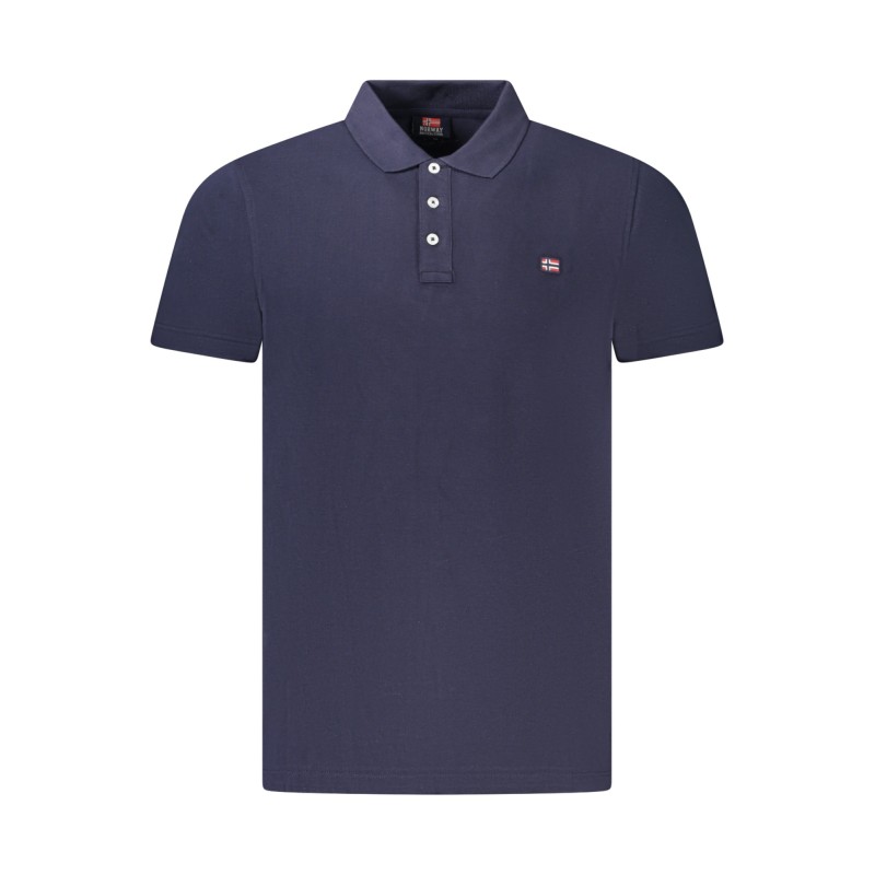 NORWAY 1963 POLO MANICHE CORTE UOMO BLU NORWAY 1963 POLO MANICHE CORTE UOMO BLU